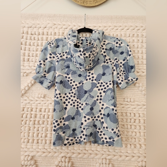 (SOLD) Vintage Y2K Juicy Couture Terry Cloth Shirt short sleeve - Picture 4 of 12